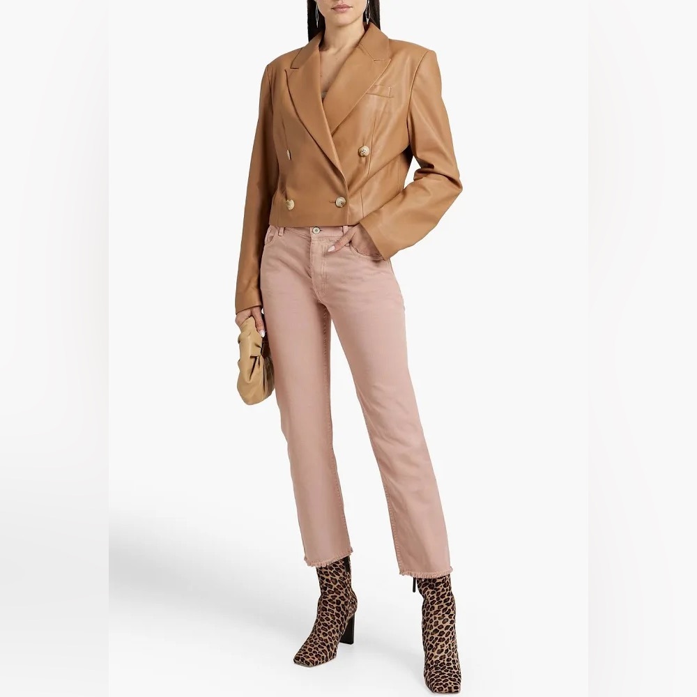 NWT Nili Lotan Boyfriend Pant Dusty Pink SZ‎ 0